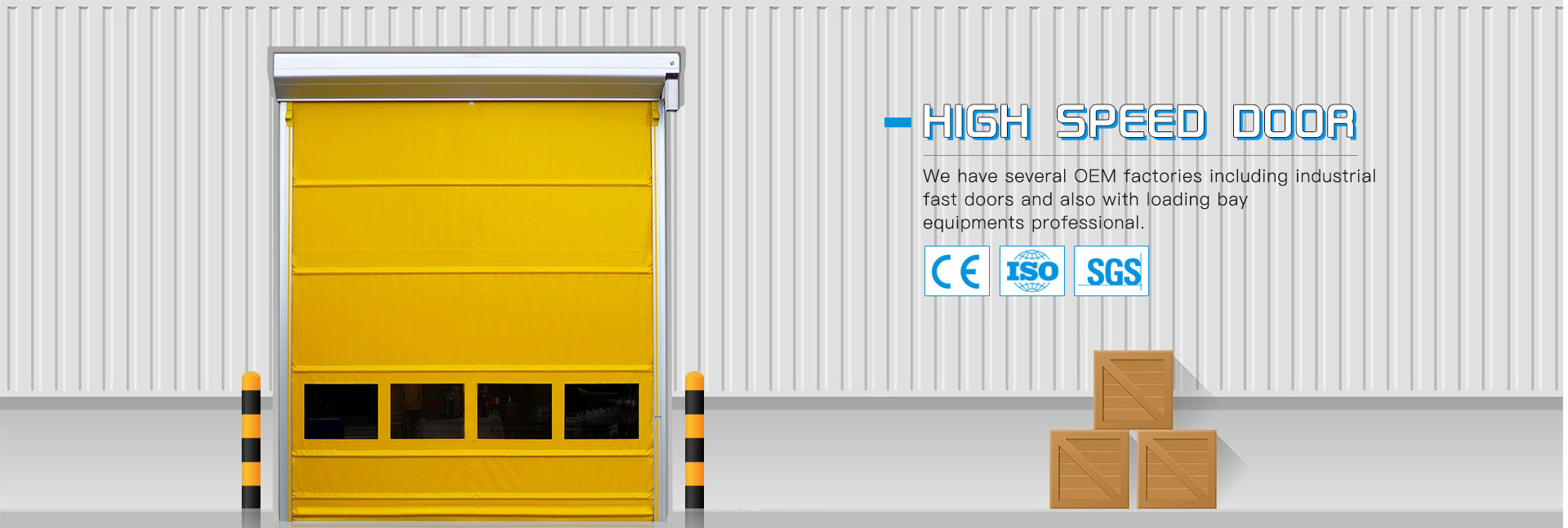 chất lượng Cửa cao tốc công nghiệp Nhà máy