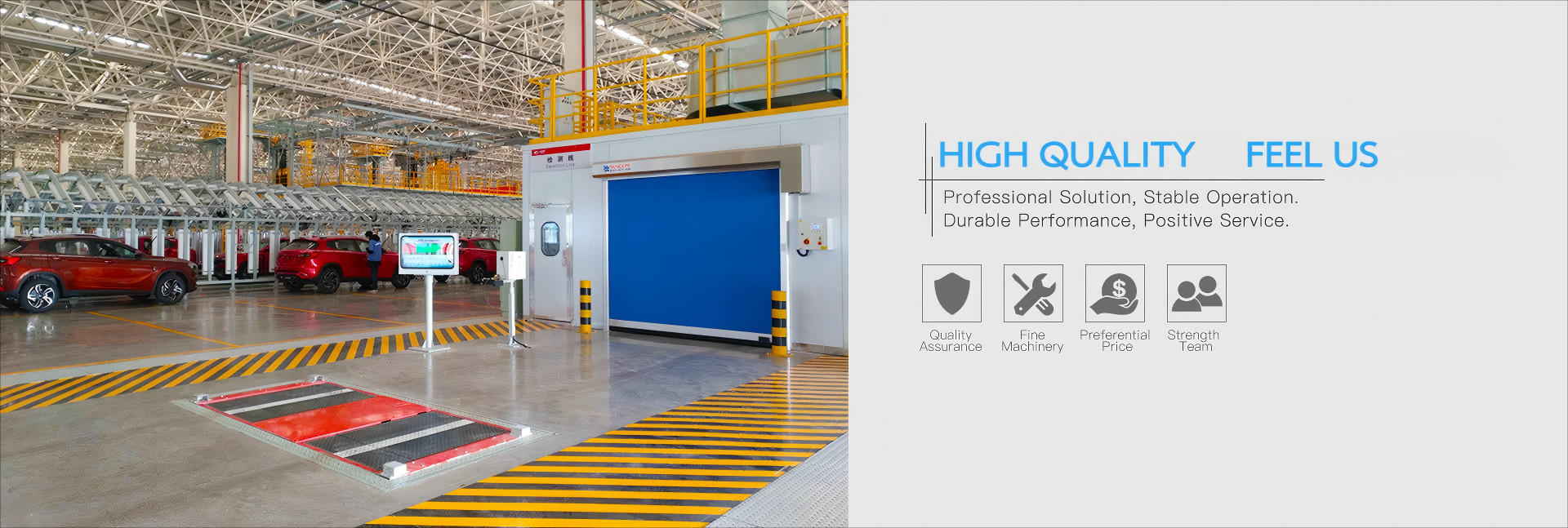 chất lượng Cửa cao tốc công nghiệp Nhà máy