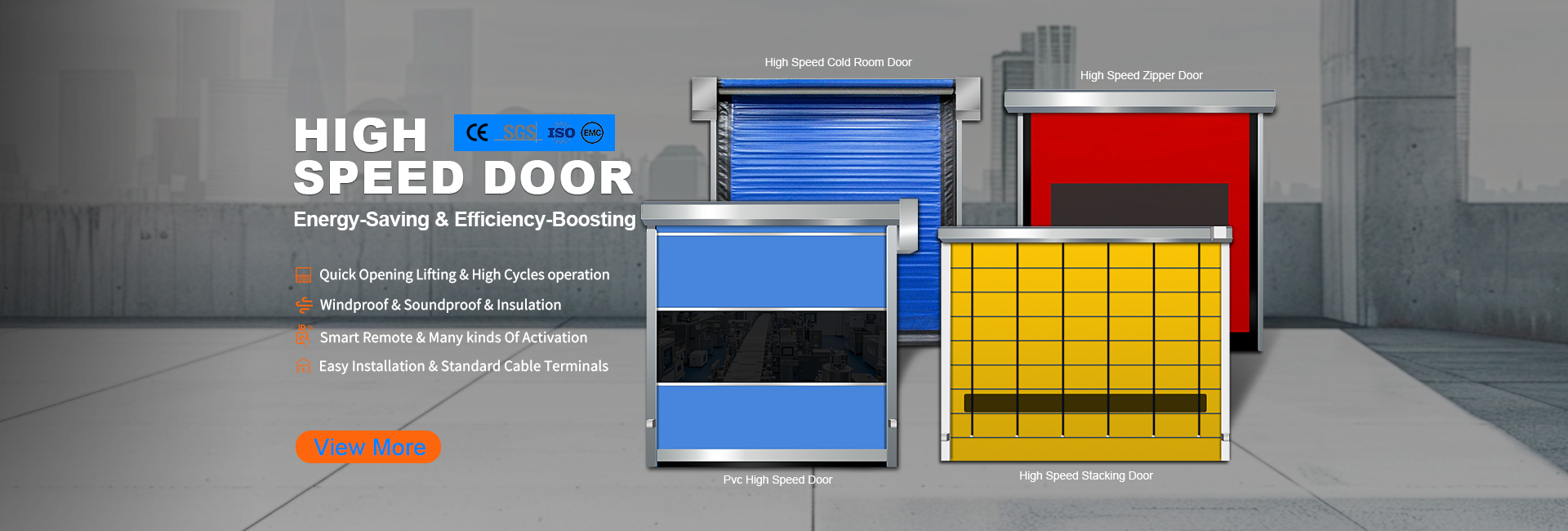 chất lượng Cửa cao tốc công nghiệp Nhà máy