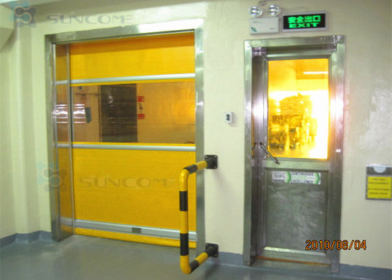Cách cách nhiệt Dễ cài đặt cửa cuộn cao tốc công nghiệp với hệ thống điều khiển tùy chọn