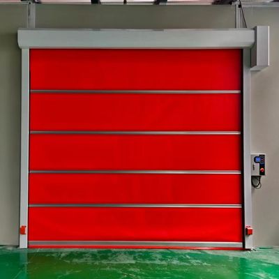 Khung cửa PVC màu sắc Cửa công nghiệp tốc độ cao được sử dụng trong ngành công nghiệp hóa học