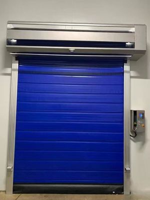 Blue Robust High Speed Cold Storage Doors cho môi trường khắc nghiệt