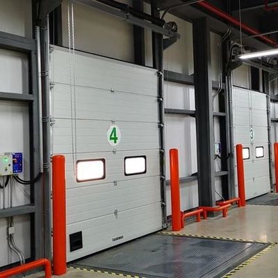 Tự động nâng dọc Cửa phần công nghiệp cách nhiệt bọt polyurethane