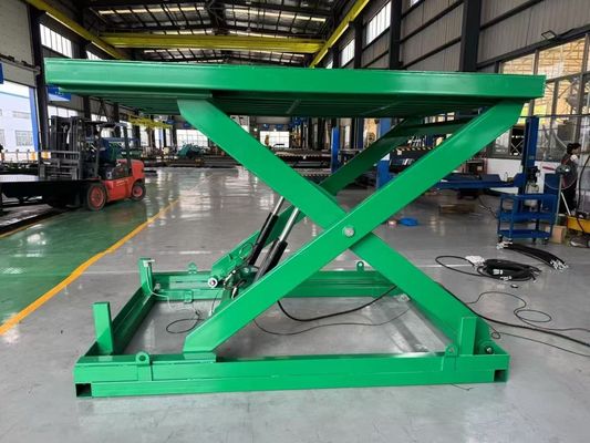 Bàn nâng thủy lực cắt kéo hạng nặng có thể điều chỉnh được thiết kế cho sự ổn định và an toàn khi tải