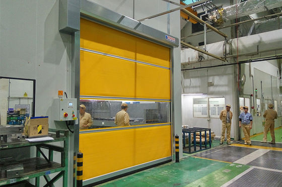 304 thép không gỉ khung cửa cửa cửa cửa cửa trập công nghiệp tốc độ cao