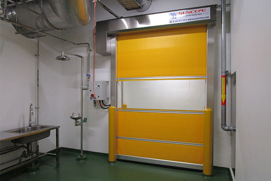 Cửa sổ PVC trong suốt Cửa trên cao tốc độ vàng Đỏ Xám