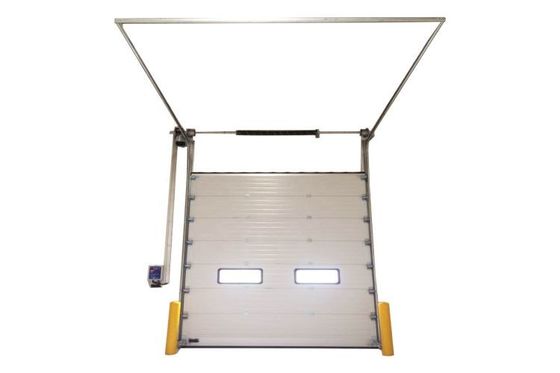 PVC View Window Cửa bảo mật thép kẽm, cửa bảo mật tự động bên ngoài