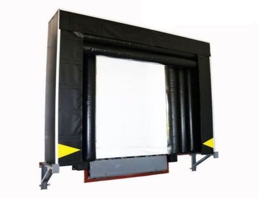 Rolling hình dạng Dock Seal Thép mạ khung cao độ bền ốc ốc Dock Shelters