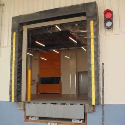 Dải cảnh báo Công nghiệp bền Loading Dock Seal, vải đan gấp đôi