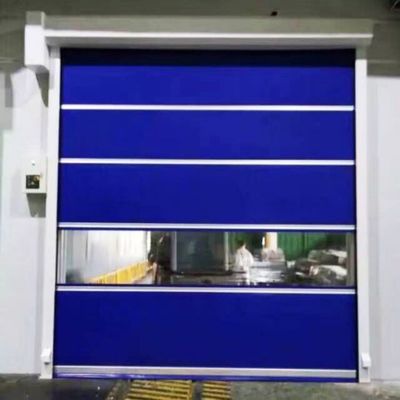 1.2mm PVC rèm cửa cửa cửa cao tốc với gió mạnh - Bar