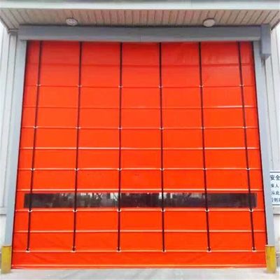 PVC xếp chồng cửa cửa màn trập tốc độ cao cửa lăn lỗ tự động