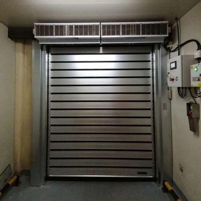 Cửa cuộn tự động từ xa cho xưởng công nghiệp, thép không gỉ 304
