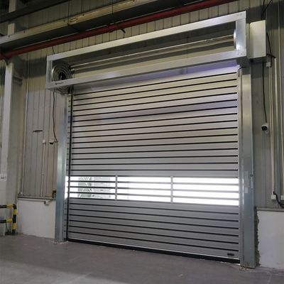 Thang cửa thép galvanized tiêu chuẩn An ninh công nghiệp cửa cuộn lên