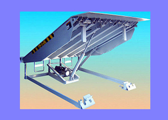 10 Tons Hydraulic Loading Dock Leveler với 15 mm độ dày mở rộng miếng miếng